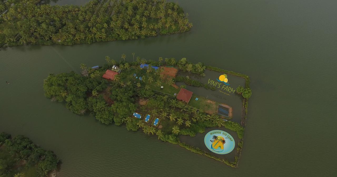 Munroe Eco Camp Hotel Mundrothuruth Екстериор снимка